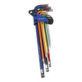 US PRO TOOLS 9pc Extra Long Metric Ball End Hex Key Set