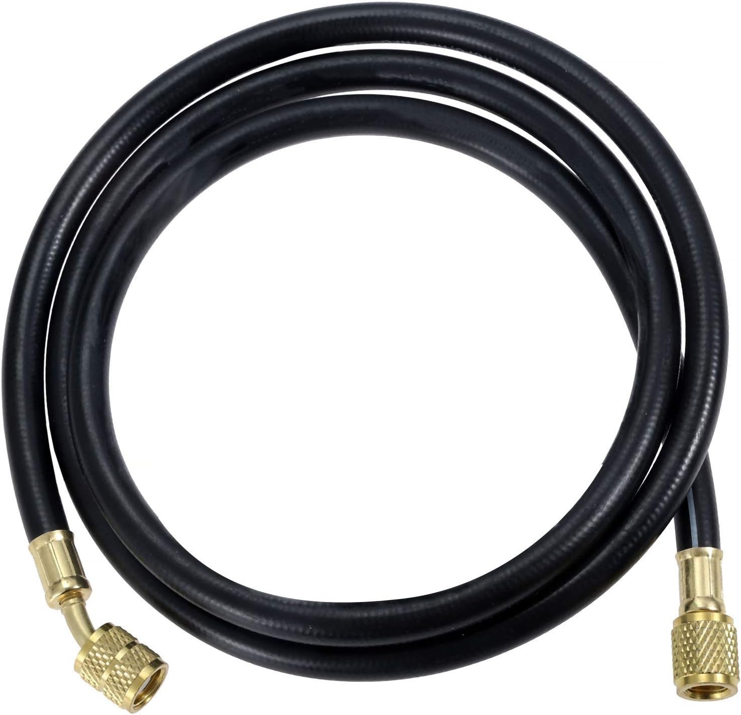 R410A AC Refrigerant Charging Hoses, 59“ HVAC Charging Hose with 1/4’’