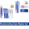 Workpro Reciprocating Saw Blade Set 10-piece /6-piece Organizer Case