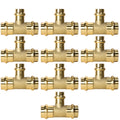 XFITTING 3/4" x 3/4" x 1/2" Press Tee 10 Pack