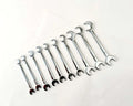 Miniature Mini Angle Double Open End Spanner Wrench Set Metric