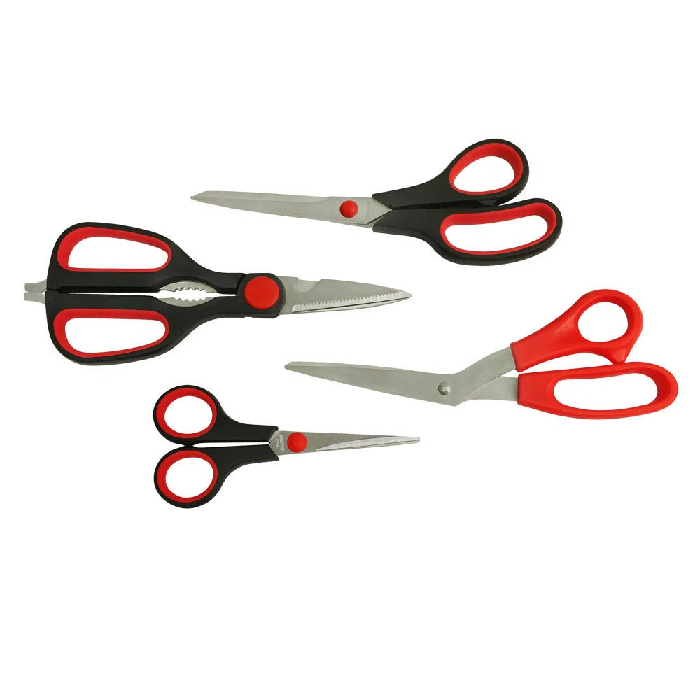 Assorted Scissors Set Heat Treated Stainless Steel Sharp Cutting Tools