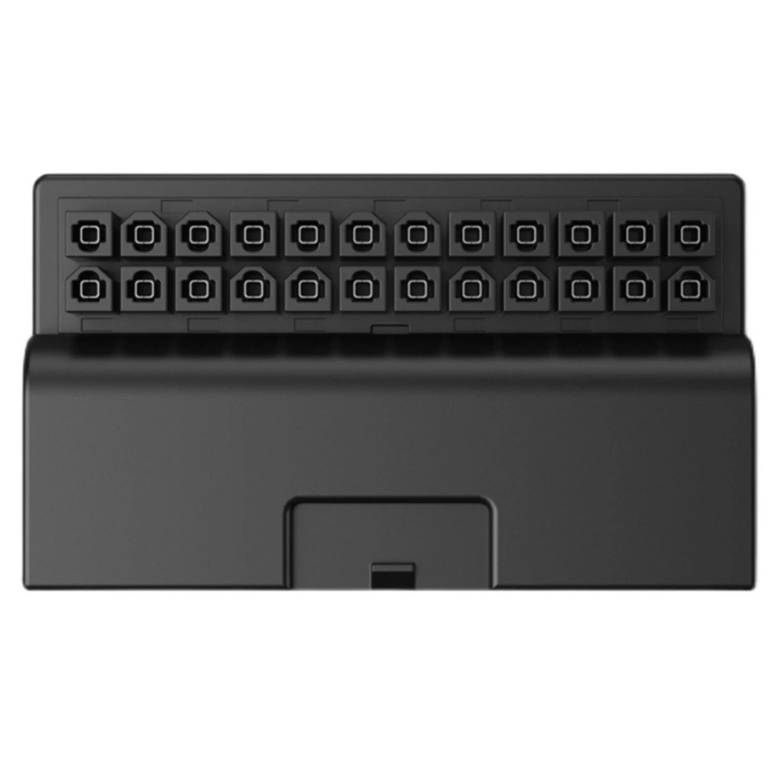 90 Degree Atx 24pin Female To Male Connector Prolonged Plastic Power