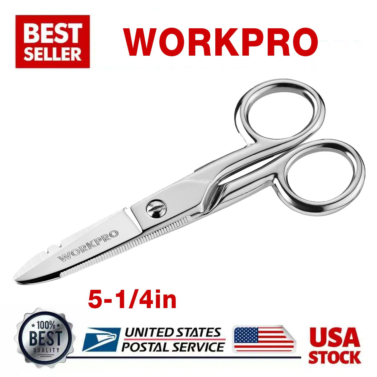 Electrician Scissors for Cutting & Stripping Wires Electrical Repair