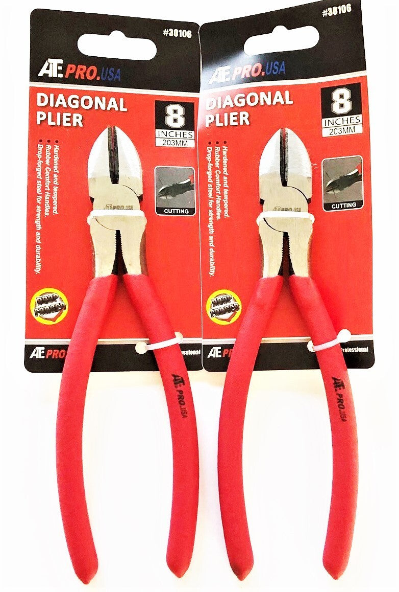 ATE Pro 8" Diagonal Cutters Wire Cutting Pliers