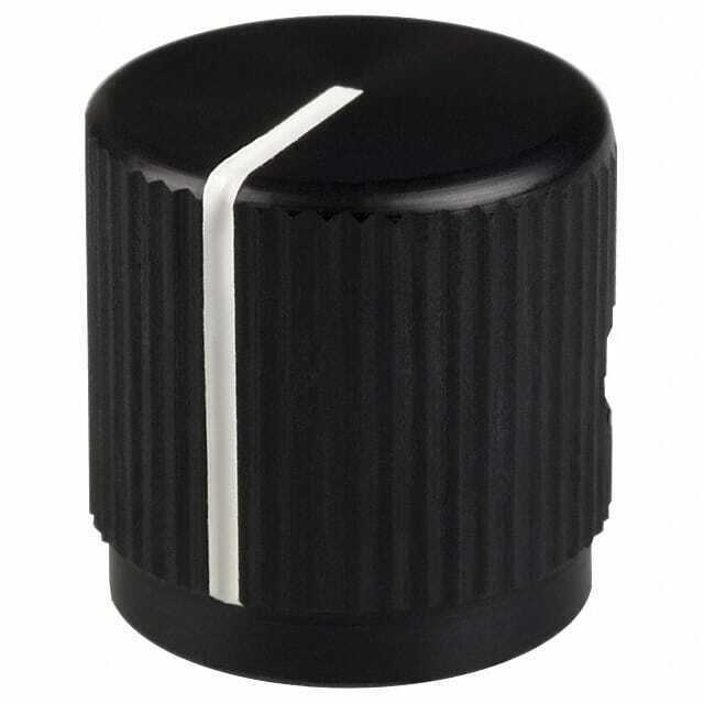 Knurled Metal Knob 0.236"