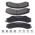 Front L&amp;R Disc Brake Pads Kit for Chevrolet Silverado 3500 2011-2018 w/Lubricant