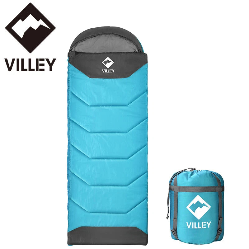 Villey Camping Sleeping Bag Lightweight Compact Backpacking Adults
