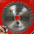 4-3/8" x 30 Teeth Carbide Blade 3/4" - 5/8" Arbor for Circular Saw Framing