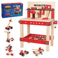 Workpro Kids Wooden Workbench Kit Building Toy Educational