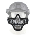 Half Face Skull Mask For Real Cs Field Protection Mask Halloween