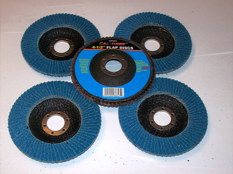5pcs 4-1/2" Angle Grinder Flap Discs