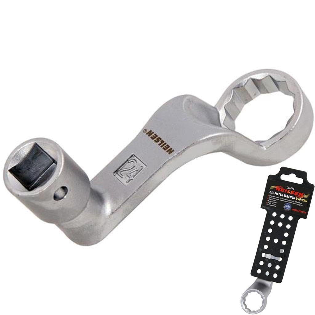 Neilsen Stubby Oil Filter Wrench Spanner Socket by Neilsen
