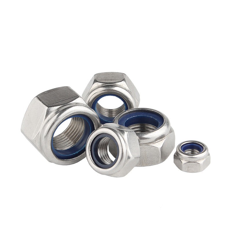 M3-M12 Left Hand Thread Nylon Insert Lock Nuts