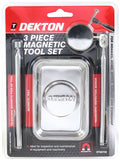 Dekton 3pc Magnetic Tray Tool Set