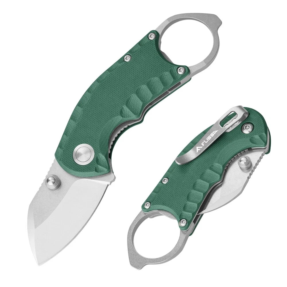 4-inch Folding Pocket Knife Tactical Clip Utility Knife Bottle Opener