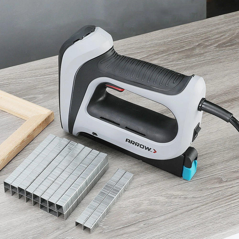Arrow Electric Staple Gun Kit Corded Stapler T50 1/4", 3/8", 1/2"