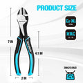 DURATECH 7" High Leverage Diagonal Cutters by DURATECH