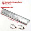 Exhaust Pipe Insulation Kit 300cm Aluminum Foil Fiberglass For