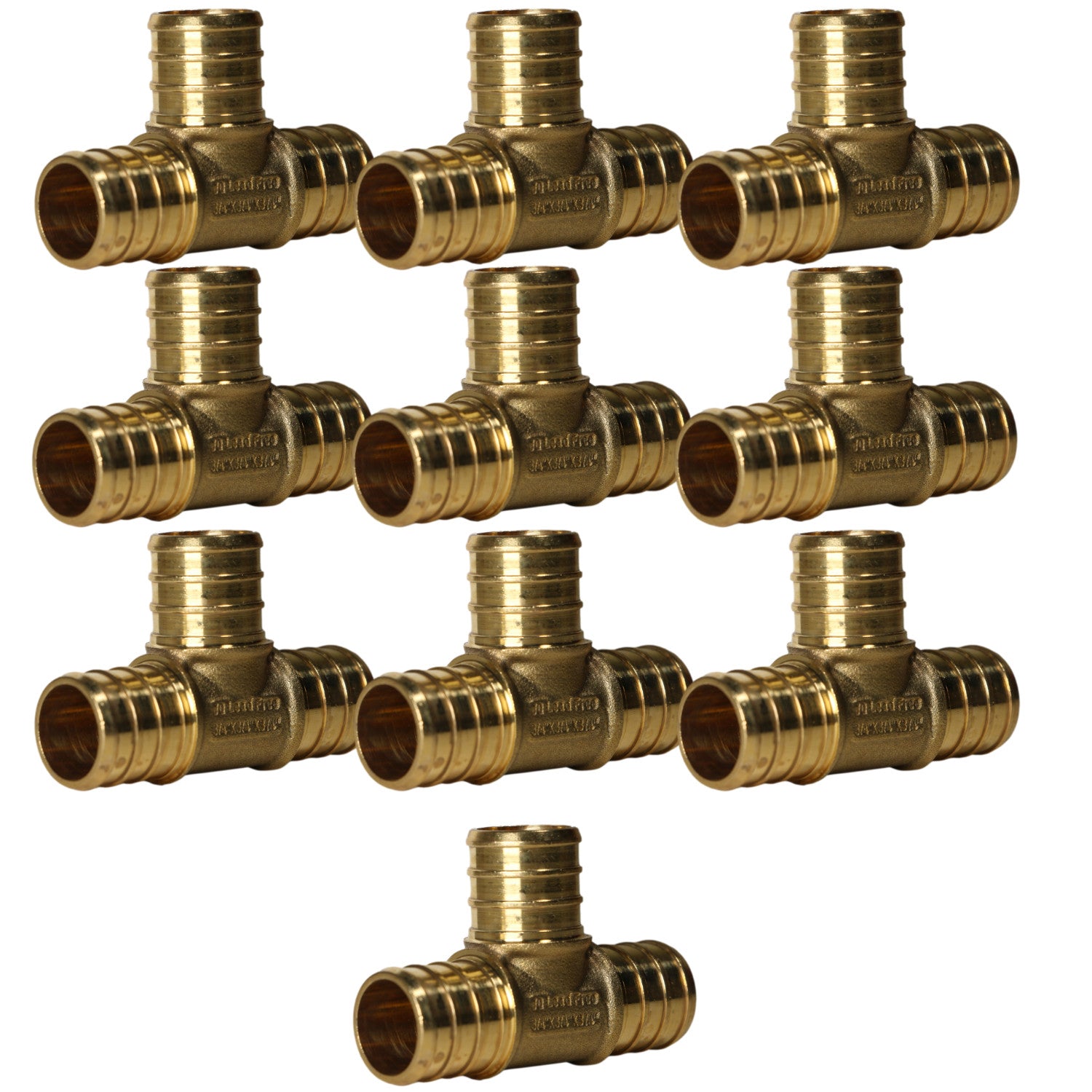 XFITTING 3/4" x 3/4" x 3/4" Pex-B Tee 10 Pack