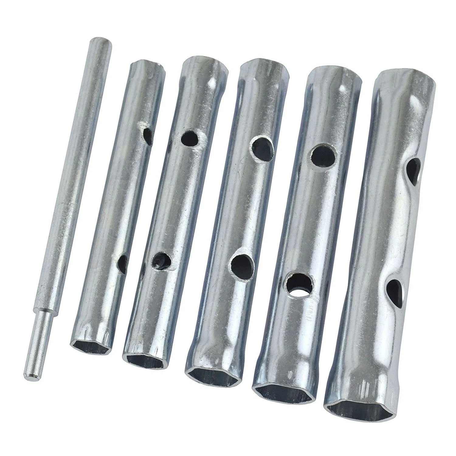 Voche® Tubular Box Spanner Set Sizes 10-19mm C/w Tommy Drive Bar