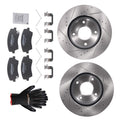 Front Vented Brake Rotors Ceramic Pads for Hyundai Elantra 2017-20
