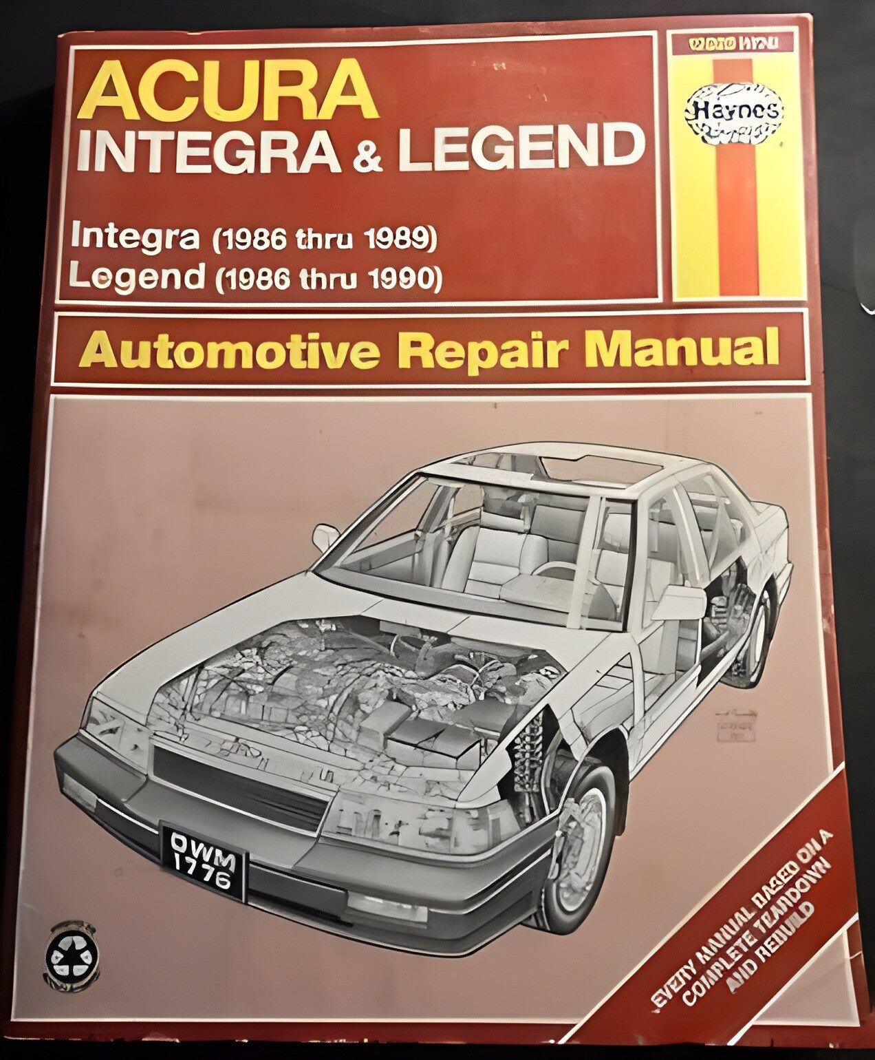 Haynes Acura Integra & Legend Repair Manual by Haynes