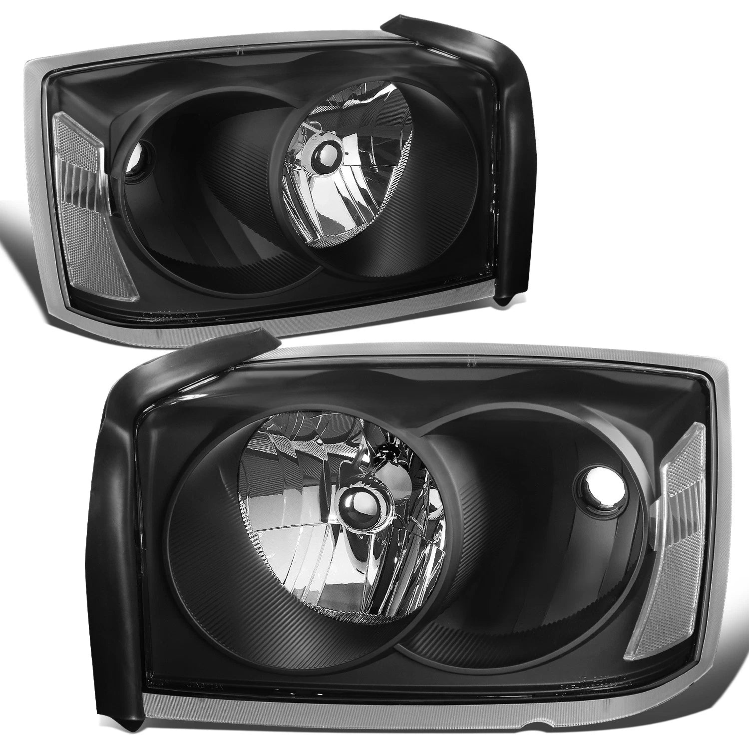 Fit 05-07 Dodge Dakota Factory Style Black Housing | Built Supply Co