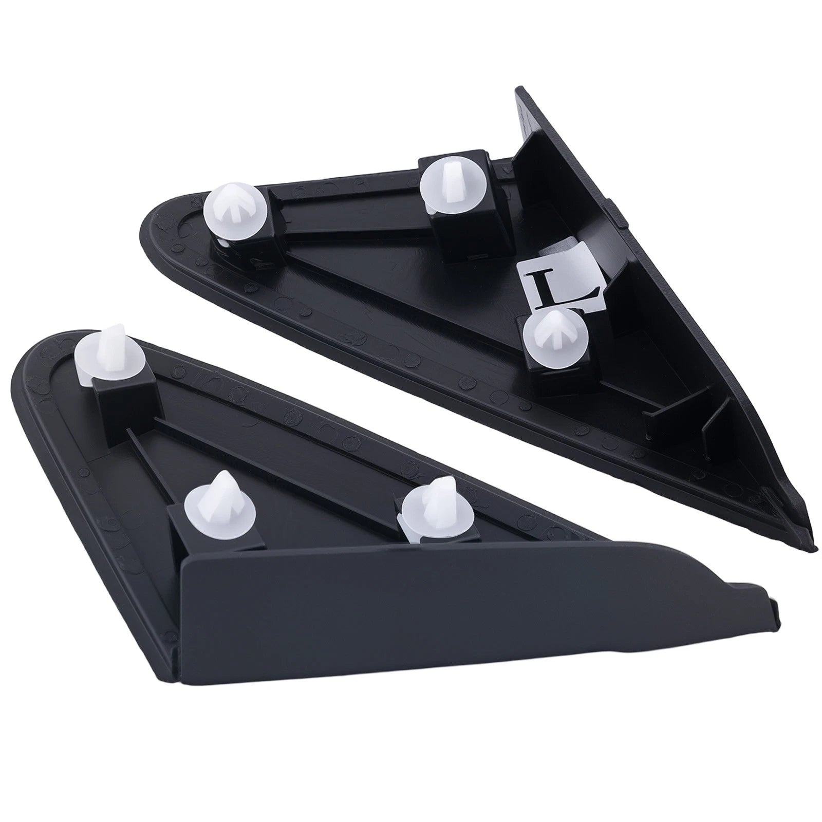 Left Right Mirror Flag Applique for Chevrolet Cruze 2014-2016 95486484 Black