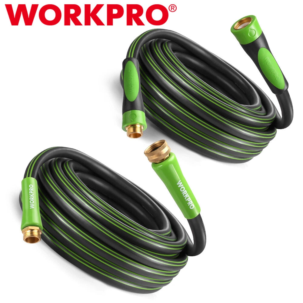 Workpro Garden Hose Lightweight Water Hose 5/8 In. X 50 Ft W/ Swivel