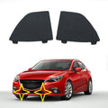 2pcs Tow Hook Cover ABS Black Front Bumper Lower Grille Tow Hook CoverOpens in a