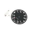 38.9mm Black Watch Dial + Hands Fit Eta 6497 Watch Movement Green