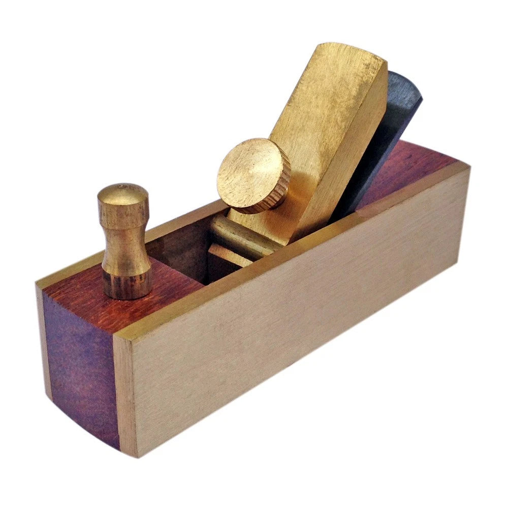 Hobby Brass Block Plane 3 Inch | Mini Brass Hand Plane | Woodworking
