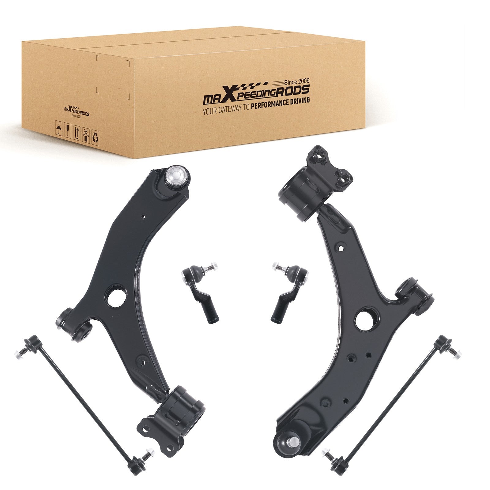 6PCS Suspension Kit for Mazda 3 2007-2009 Lower LH RH Control Arms Tie