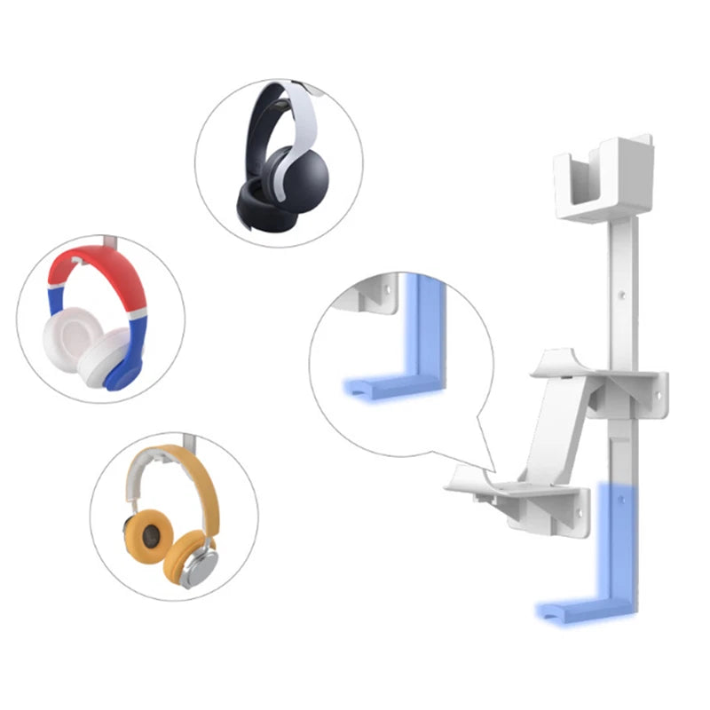 New Controller Abs Wall Mount Storage Bracket Holder For