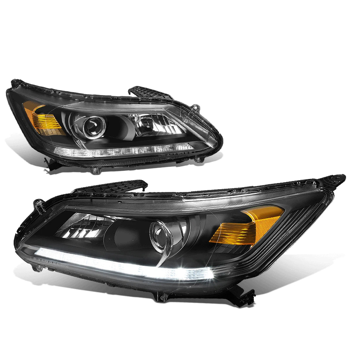 For 2013-2015 Honda Accord Black/amber Corner | Built Supply Co