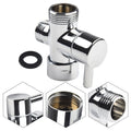 Part Diverter Valve Chrome Plated Brass 1/2 & 3/4" Connector Shower