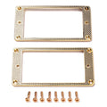 New Guitar Gold Humbucker Pickup Rings Frames Fit For Les Paul Sg Es