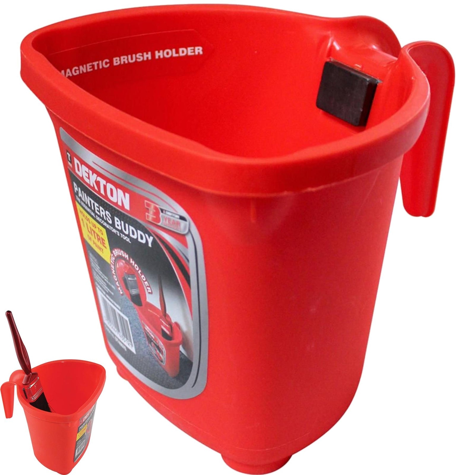 Dekton Paint Caddy Bucket with Magnetic Holder