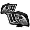 Fit 2005-2009 Ford Mustang S197 Pair Chrome Housing | Built Supply Co