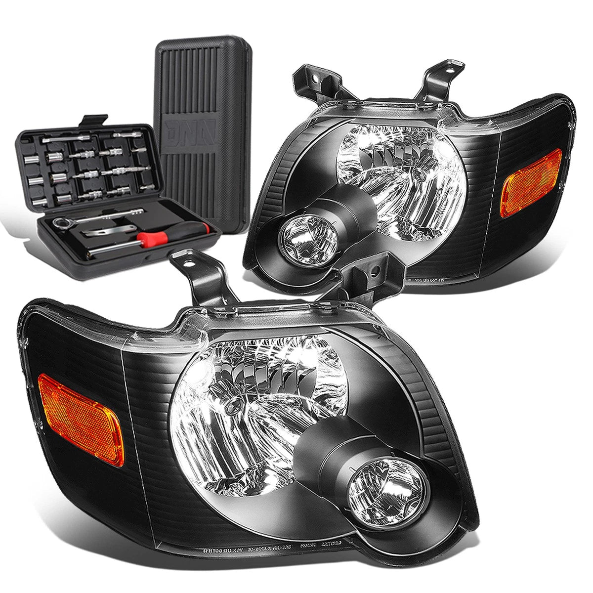 For 2006-2010 Ford Expedition Pair Black/amber | Built Supply Co