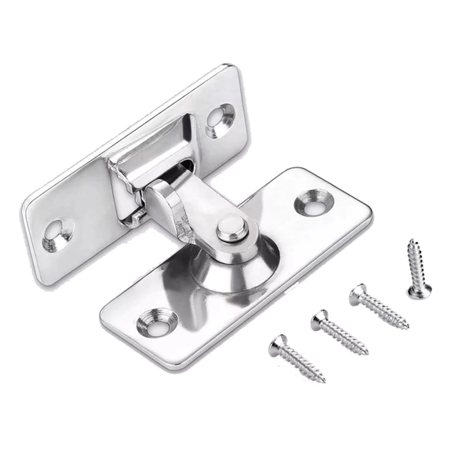 90 Degree Stainless Steel Latch Safety Right Angle Sliding Door Lock