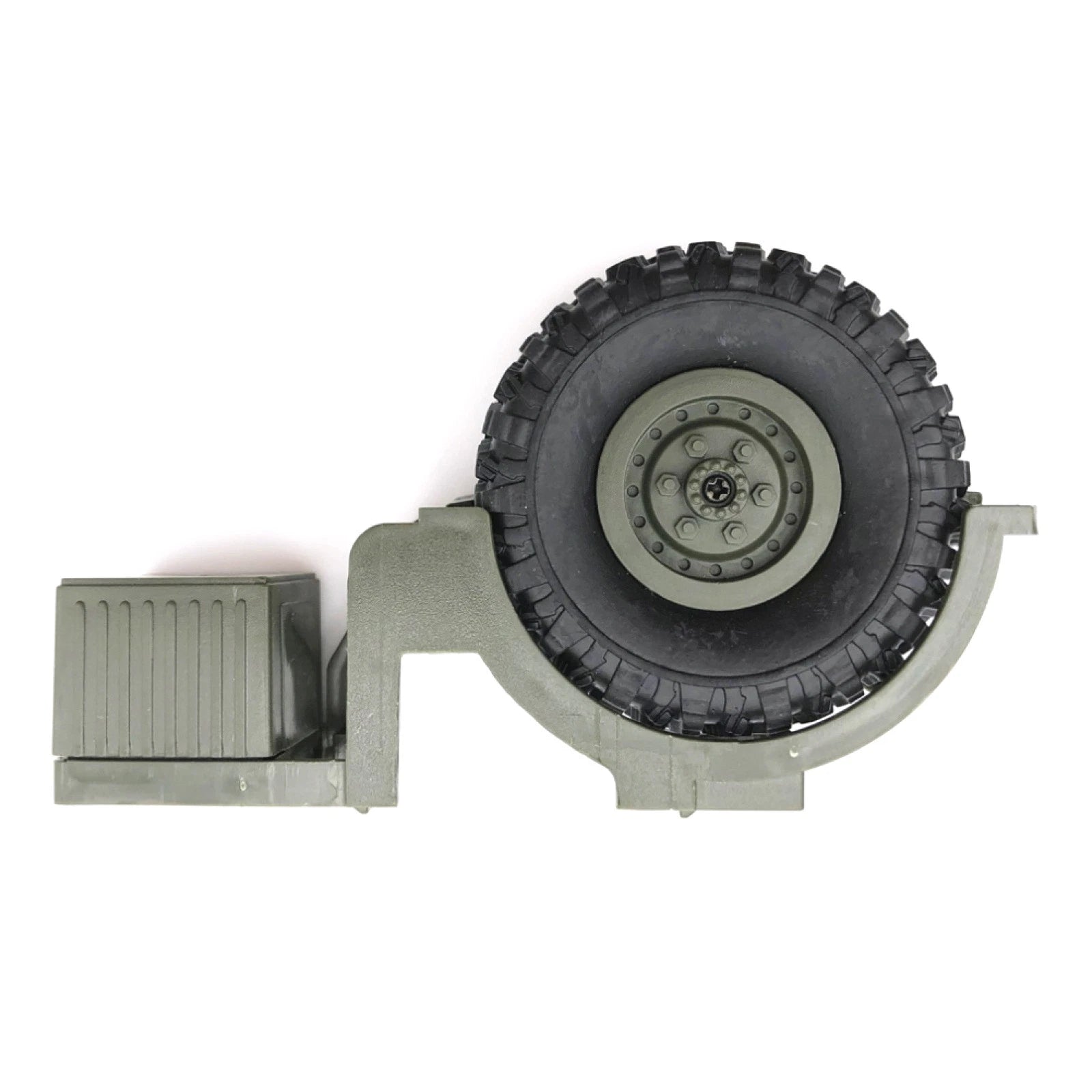 1/16 Plastic Spark Tire Wheel Army Green For Wpl B24 B16 B36 Truck Rc
