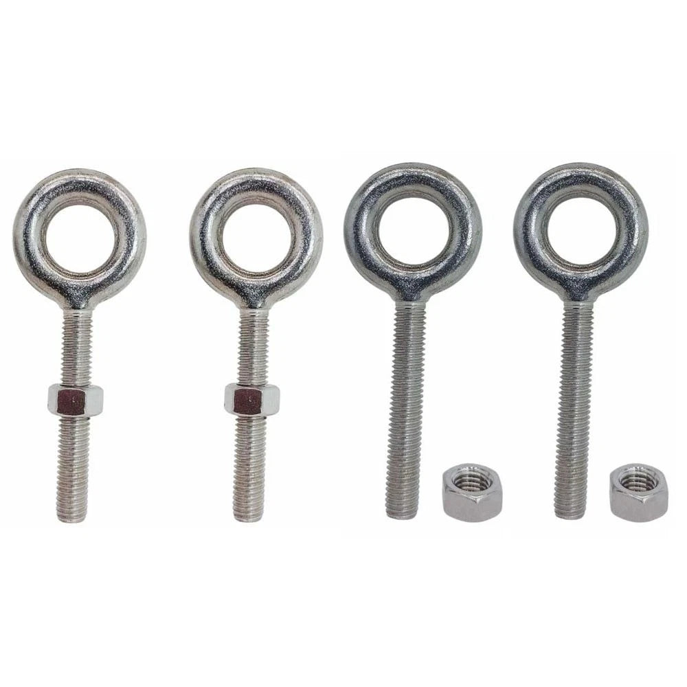 Stainless Steel T316 1/2" X 3-1/4" Drop Forged Plain Eye Bolt 2150 Lb