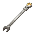 WORKPRO 18mm Flex-Head Ratcheting Combination Wrench 12 Point Design, Metric