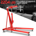 1 Ton Heavy Duty Engine Motor Hoist Leveler Cherry Picker Shop Crane