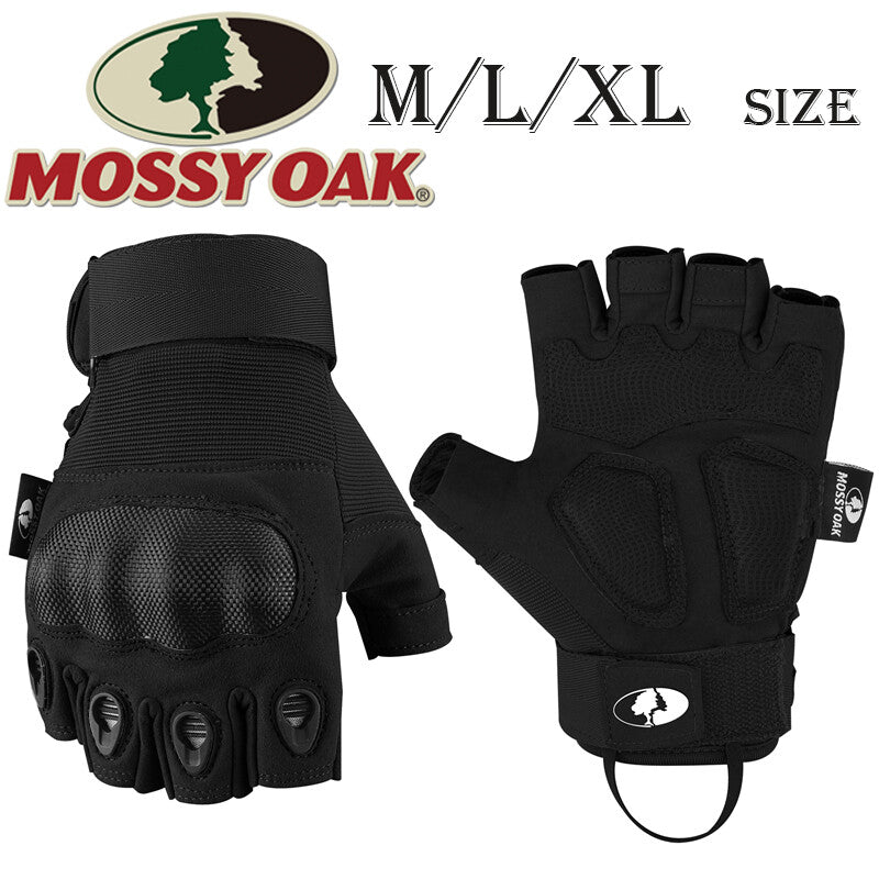 Mossy Oak M/l/xl Fingerless Tactical Gloves Combat Army Gloves with