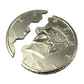 Creative Mouth Close-up Magic Bite Out Quarter Magic Trick & Restored