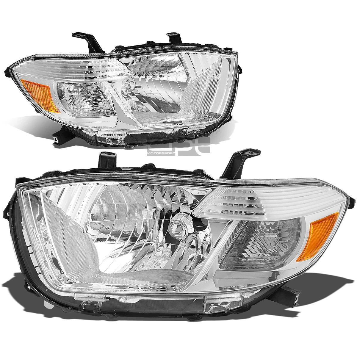 Fit 2008-2010 Toyota Highlander Pair Chrome Housing | Built Supply Co