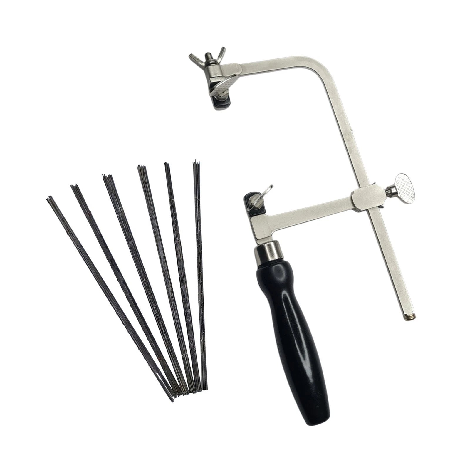 3" Jewelers Adjustable Saw Frame With Tension Screw & Saw Blade Set